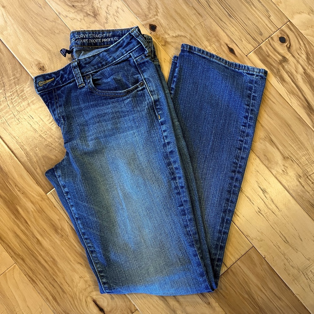 GAP Curvy Straight Fit Jeans Size 8/29R